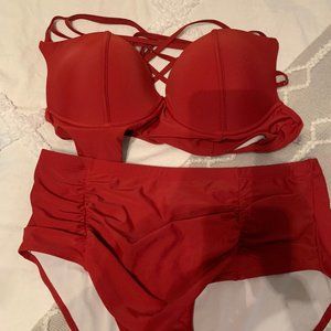 Criss Cross Bathing Suit